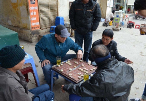 越南街边棋摊 越南街边棋摊